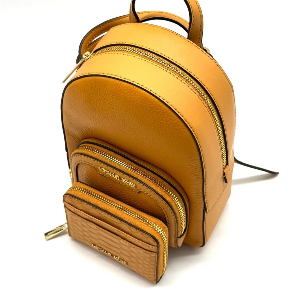 Michael Kors Jaycee Extra-Small Signature Logo Backpack & Matching ZA Card Case